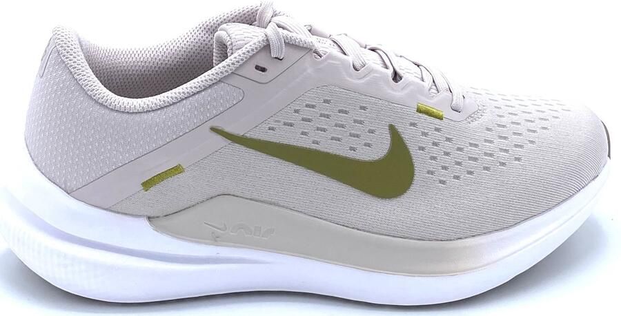 Nike Winflo 10 Hardloopschoenen Platinum Violet Wit Photon Dust Pacific Moss Wit Groen Winflo Hardlopen Dames