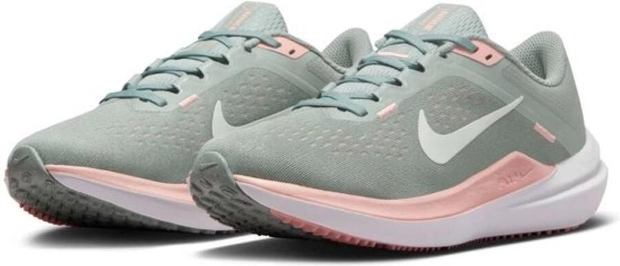 Nike Air Winflow Dames Hardloopschoen Groen Grijs