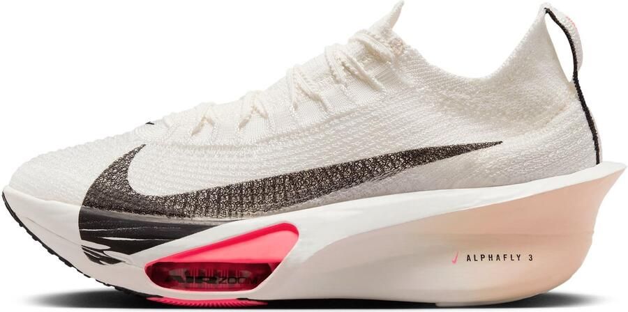 Nike Air Zoom AlphaFly Next% 3 Dames Hardloopschoen Sail Black-Crimson Tint
