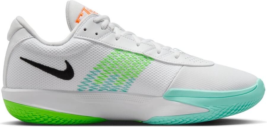 Nike Air Zoom G.T. Cut Academy Sneakers Bleached Turquoise (White Bleached Turquoise) Wit Lichtblauw G.T. Basketbal Heren Sneakers