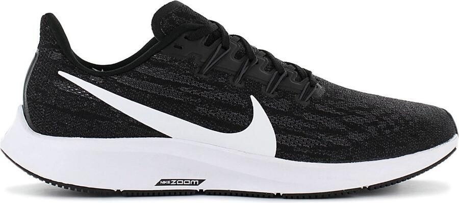 Nike Air Zoom Pegas Heren Hardloopschoenen Black White-Thunder Grey