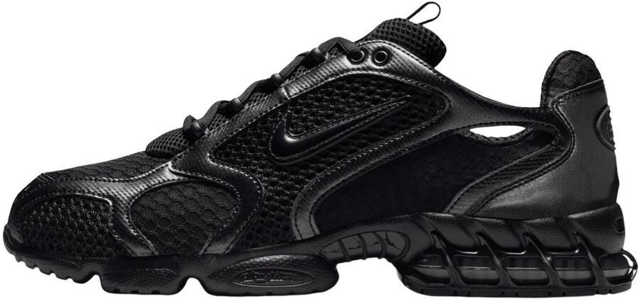 Nike Air Zoom Spiridon Cage 2 black black anthracite smoke grey Lifestyle in zwart formaten: 40.5