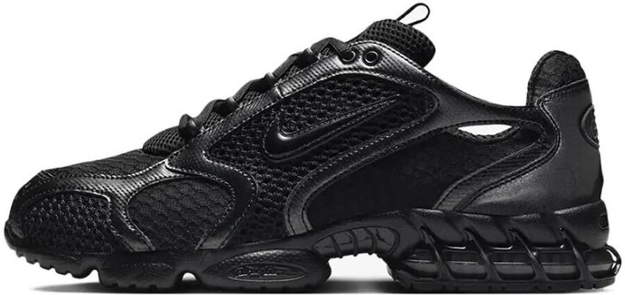 Nike Air Zoom Spiridon Cage 2 black black anthracite smoke grey Lifestyle in zwart formaten: 40.5