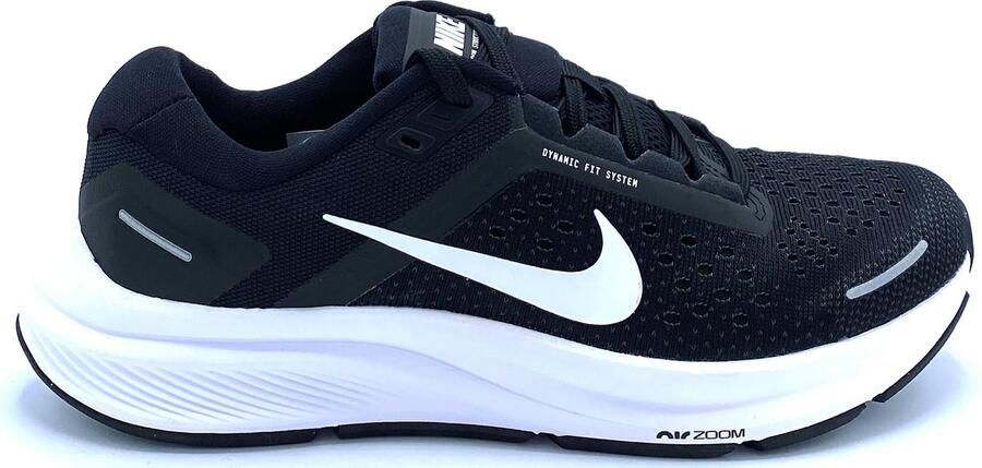 Nike air zoom structure 23 hardloopschoenen zwart wit dames