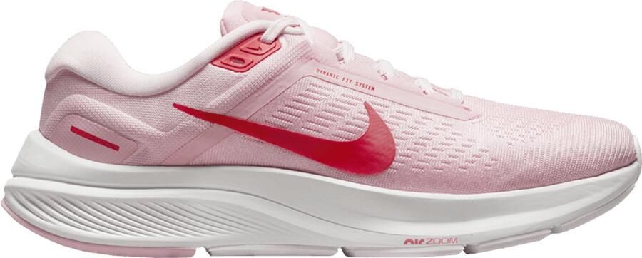 Nike Air Zoom Structure Dames Hardloopschoenen Roze Rood Wit Doos zonder deksel