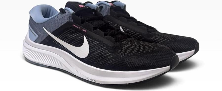 Nike Structure 24 Hardloopschoenen Zwart Ashen Slate Cobalt Bliss Wit Zwart Grijs Structure Hardlopen Heren - Foto 3