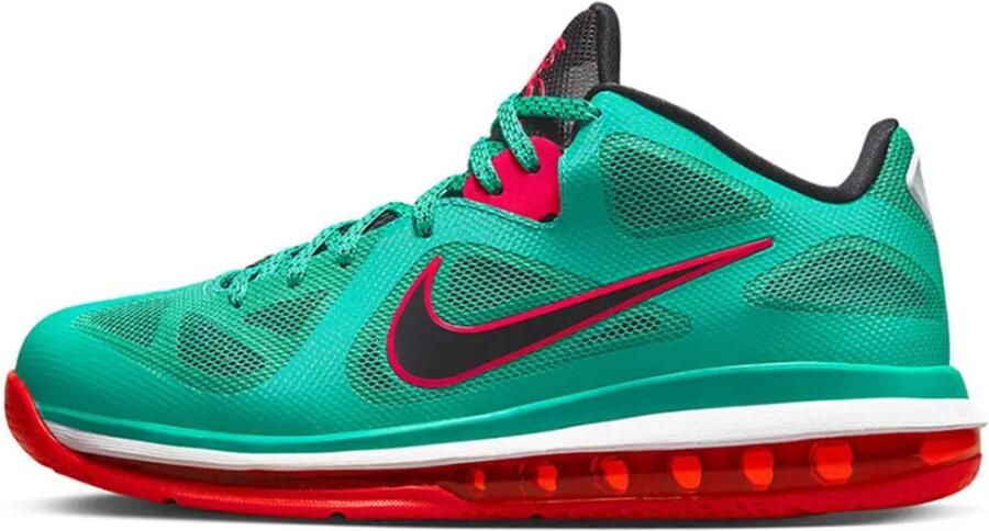 Nike Lebron Ix Low New Green Black Action Red White Schoenmaat 45 1 2 Sneakers DQ6400 300