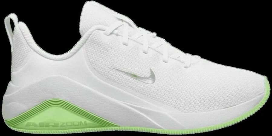 Nike Bella 7 Workout Sportschoen Dames White Metallic Silver-Barely Volt