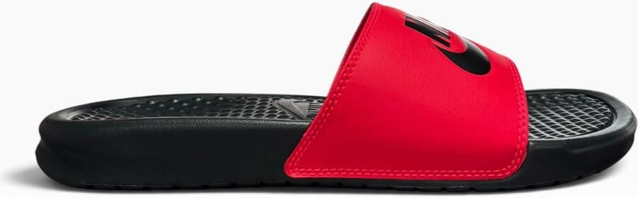 Nike Benassi JDI Slippers Mannen Rood Zwart