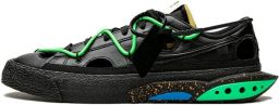 Nike Blazer Low Off-White Black Electro Green Schoenen Doos zonder deksel