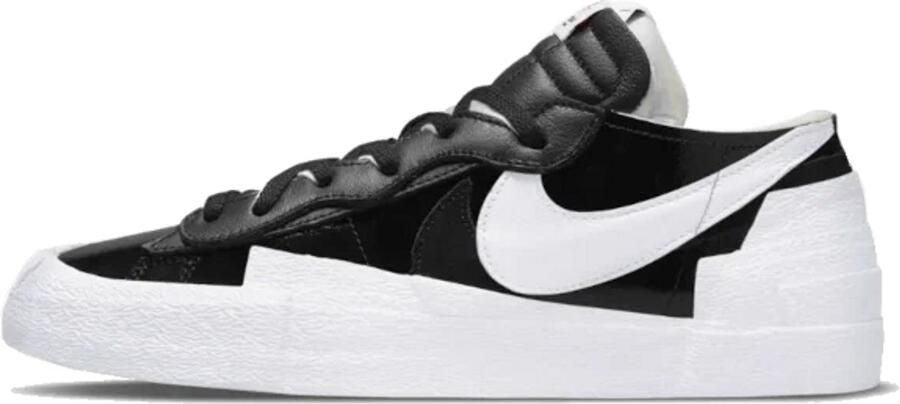 Nike Blazer Low X Sacai Blk Lakleder Zwart Fashion Wear Volwassen - Foto 2