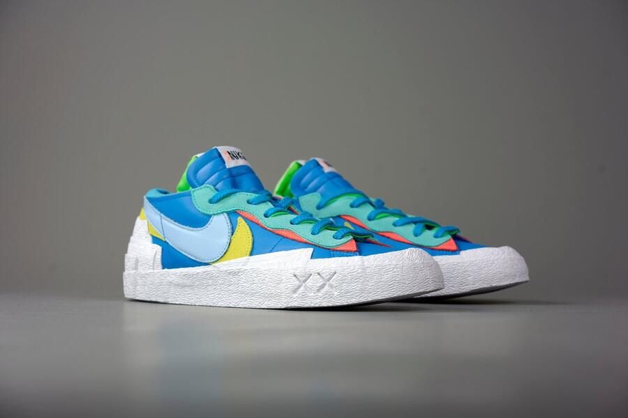 Nike Blazer Low sacai KAWS Neptune Blue DM7901-400 BLAUW Schoenen - Foto 9