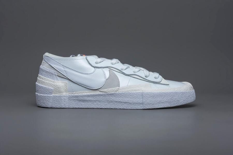 Nike Blazer Low sacai White Patent Leather DM6443-100 WIT Schoenen - Foto 3