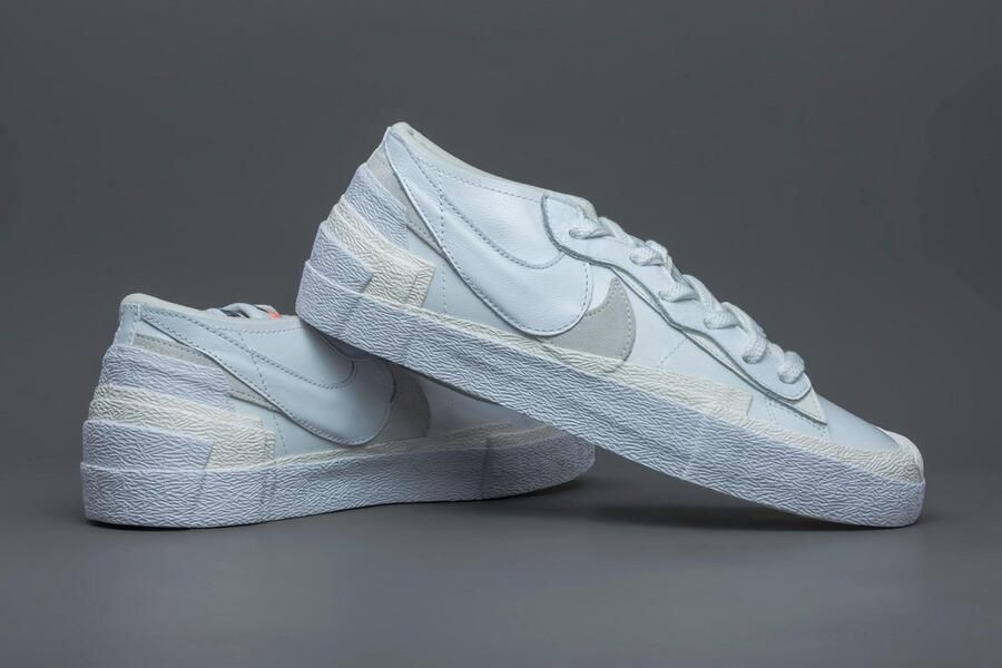 Nike Blazer Low sacai White Patent Leather DM6443-100 WIT Schoenen - Foto 5