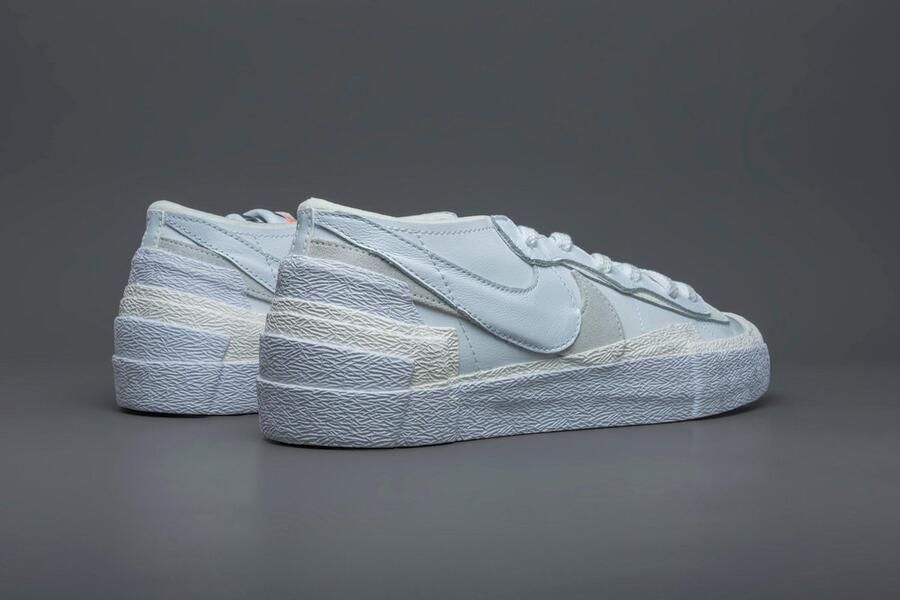 Nike Blazer Low sacai White Patent Leather DM6443-100 WIT Schoenen - Foto 7