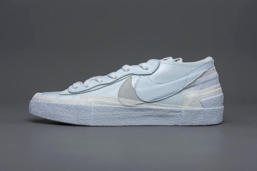 Nike Blazer Low sacai White Patent Leather DM6443-100 WIT Schoenen - Foto 9