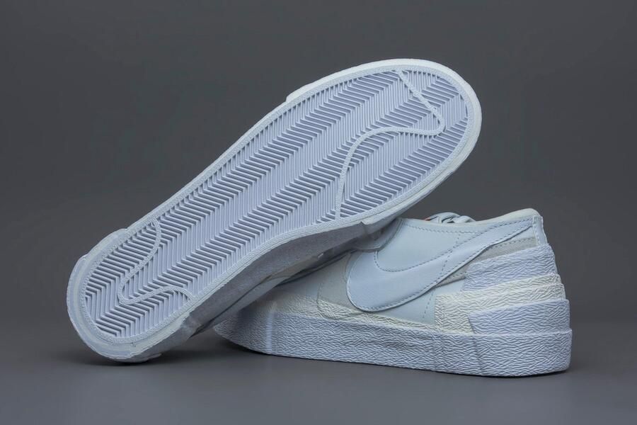 Nike Blazer Low sacai White Patent Leather DM6443-100 WIT Schoenen - Foto 10
