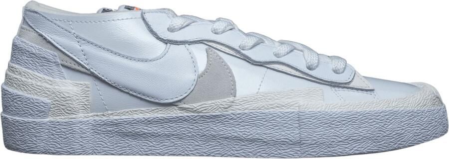 Nike Blazer Low sacai White Patent Leather Sneakers Unisex