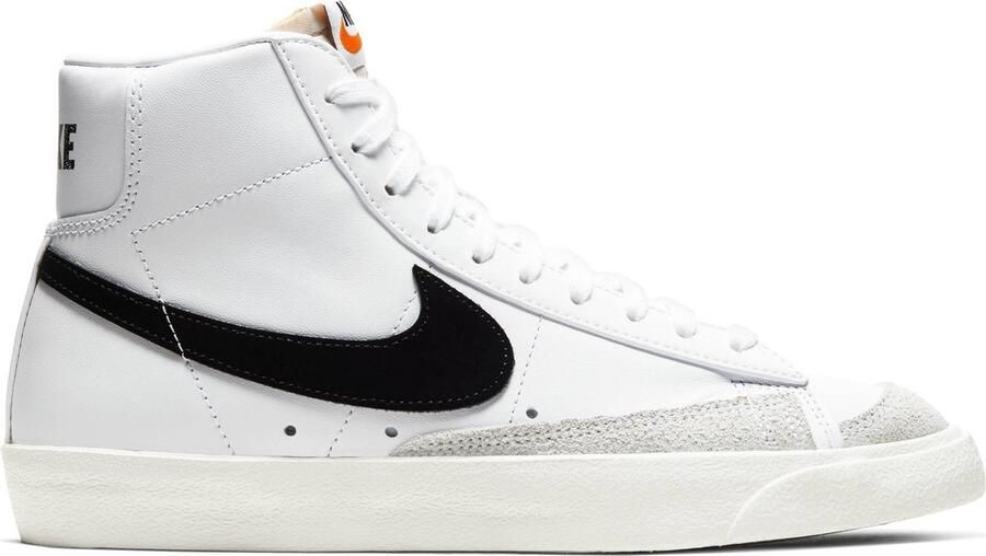 Nike Blazer Mid '77 (gs) Basketball Schoenen white black total orange 40 beschikbare maaten:36.5 37.5 38.5 40