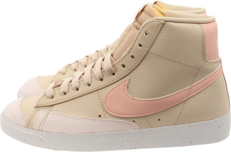 Nike Blazer Mid '77 Damesschoen 36.5 Sanddrift Light Soft Pink Wit Arctic Orange