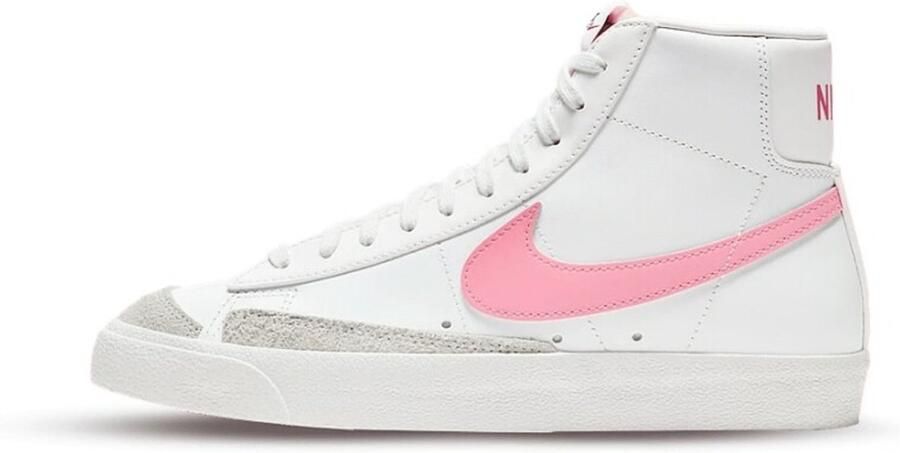 Nike Blazer Mid '77 Vintage Dames Summit White Black Total Orange Sunset Pulse
