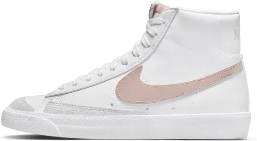 Nike Wmns Blazer Mid Basketball Schoenen white pink oxford black summit white maat: 36.5 beschikbare maaten:38.5 39 40.5 36.5 42 - Foto 5