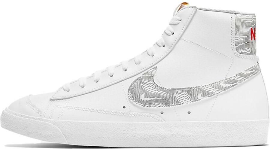 Nike Blazer Mid '77 (White University Red Sneakers Unisex Black)