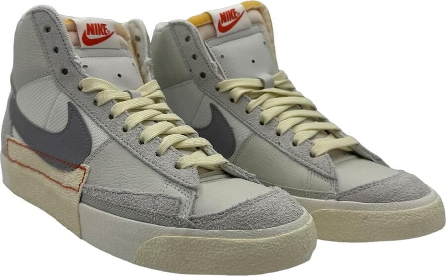 Nike Blazer Mid Pro Club Sneakers Wit Grijs Rood