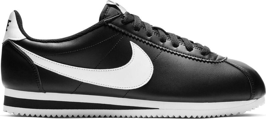 Nike Classic Cortez Dames Sneakers Black White-White