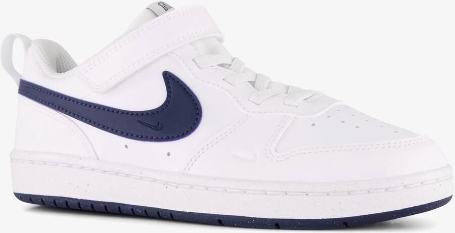 Nike Court Bordough Low jongens sneakers wit blauw
