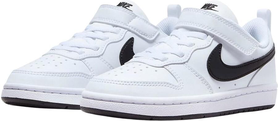 Nike Court Borough Kinder Sneakers Dv5457-104 Kleur Wit-zwart