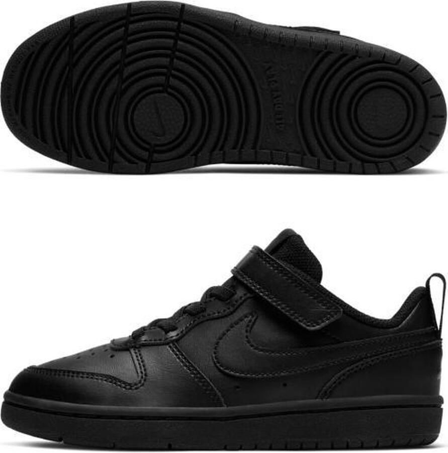Nike Kids Nike Court Borough Low 2 Kids Sneakers Black Black Black - Foto 4
