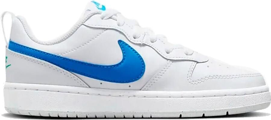 Nike Court Borough Low 2 Sneakers Kinderen Wit Blauw