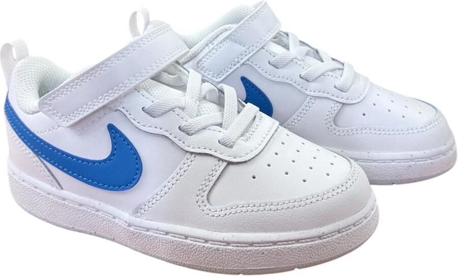 Nike Court Borough Low 2 Sneakers Kinder Elastische Veters Klitterband