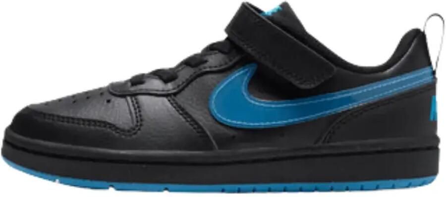 Nike court borough low jes (psv) in de kleur zwart
