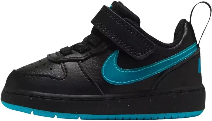 Nike court borough low jes (tdv) in de kleur zwart