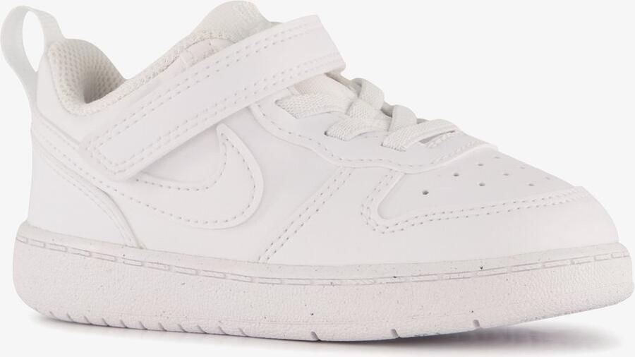 Nike court borough low recraft sneakers wit kinderen