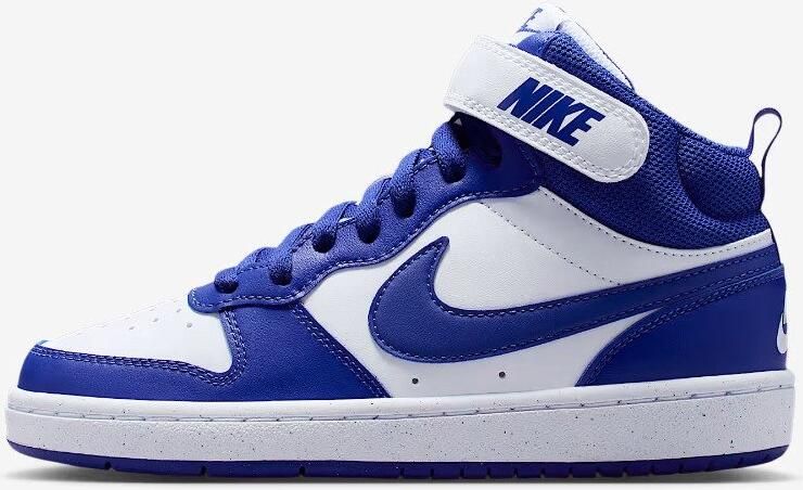 Nike court borough mid 2 big kids' Middelhoge sneakers jongens Wit