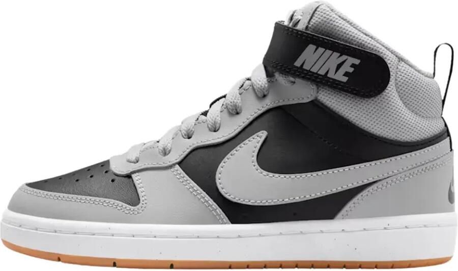 Nike court borough mid 2 in de kleur zwart