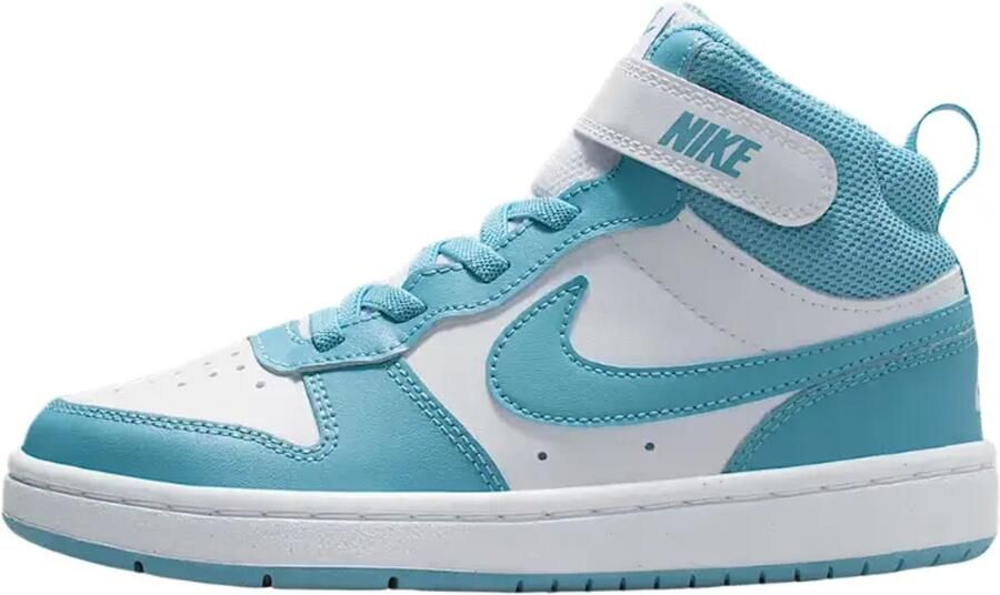 Nike court borough mid 2 littl in de kleur wit - Foto 1