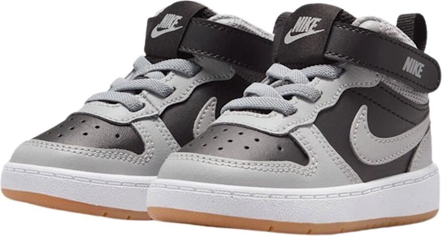 Nike court borough mid 2 in de kleur zwart - Foto 2