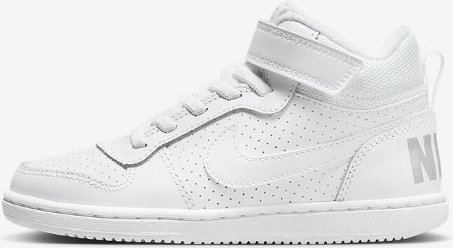 Nike Court Borough Mid Bpv Jongens Sneakers White White