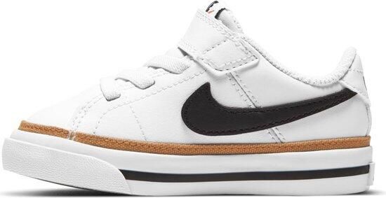 Nike Court Legacy Schoen voor baby's peuters 18.5 Wit Desert Ochre Gum Light Brown Zwart - Foto 4