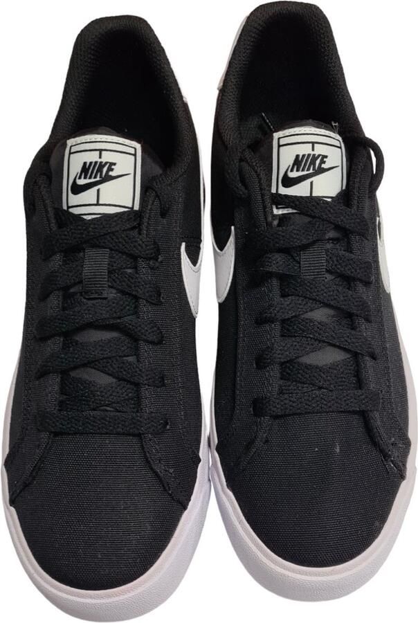 Nike Court Royale AC canvas sneakers zwart wit - Foto 3