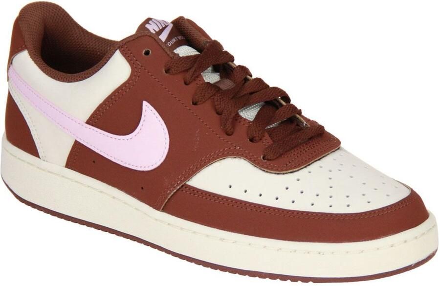 Nike Sportswear Sportschoen 'COURT VISION' mokka rosa wit - Foto 1