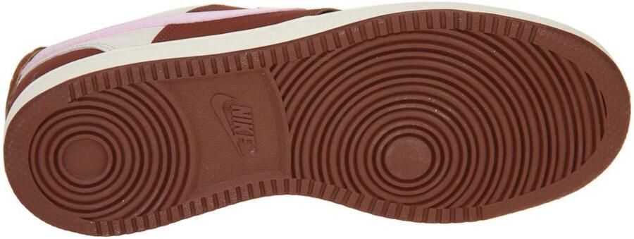 Nike Sportswear Sportschoen 'COURT VISION' mokka rosa wit