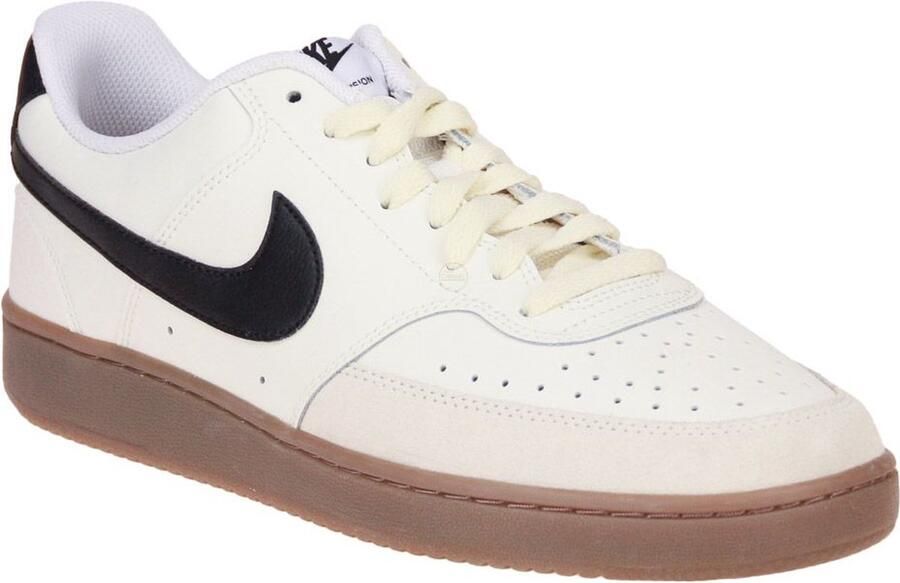 Nike Court Vision Low Beige-Zwart