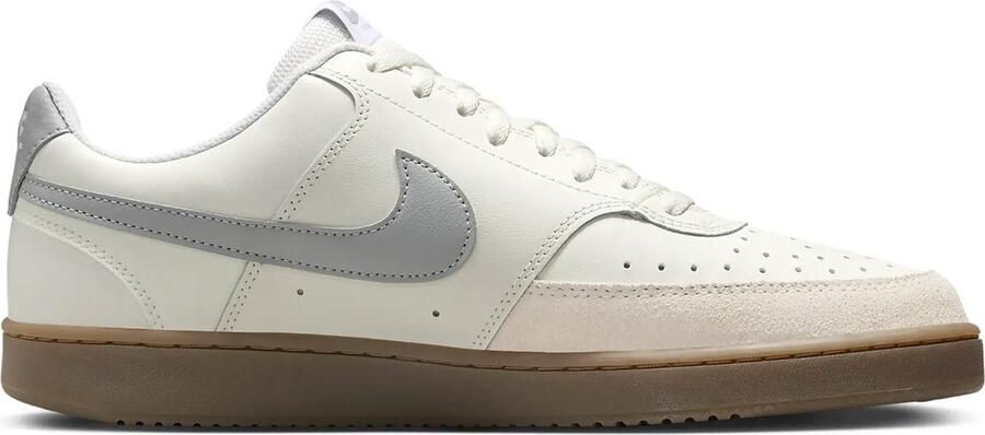 Nike Court Vision Low Sail Light Orewood Brown Wit Light Smoke Grey Wit Bruin Court Lifestyle Heren Sneakers voor Mannen