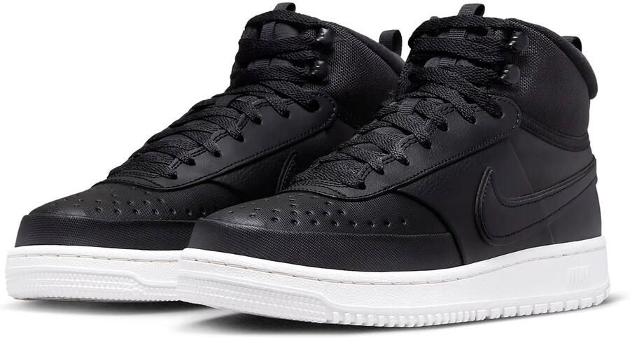 Nike Retro-geïnspireerde Sneaker met Metalen Details Black Heren - Foto 5
