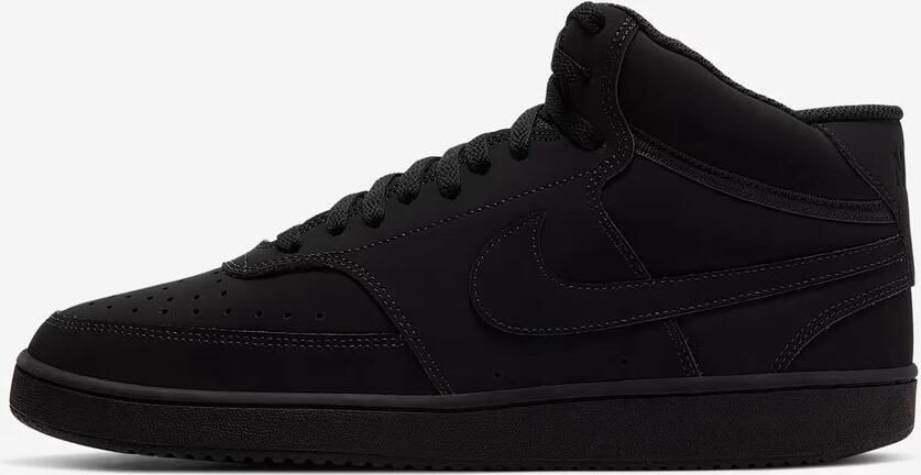 Nike court vision mid men's shoes Lage sneakers heren Zwart wit